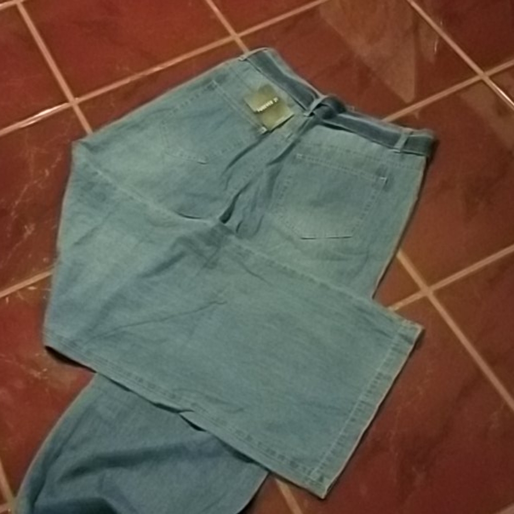 NEW - Forever 21 Denim Jean's Wide Leg - Picture 6 of 6